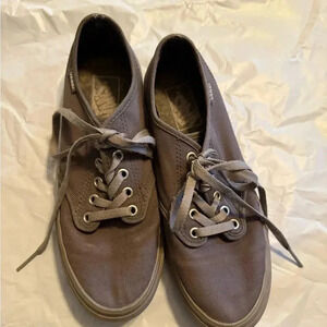 Vans Gray Low Top Size Women’s 9